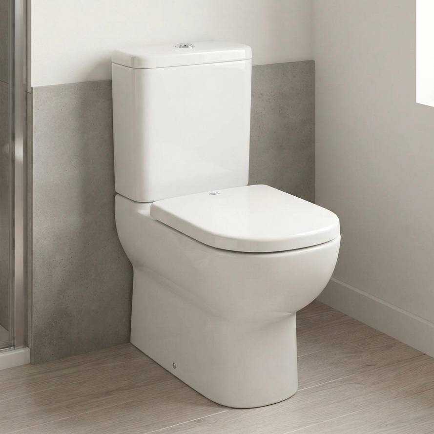 Close-Coupled Toilet Roca Gap Rimless